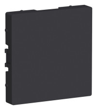 ATN001009 - ATLASDESIGN ЗАГЛУШКА без суппорта для многопостовых рамок, КАРБОН, Systeme Electric
