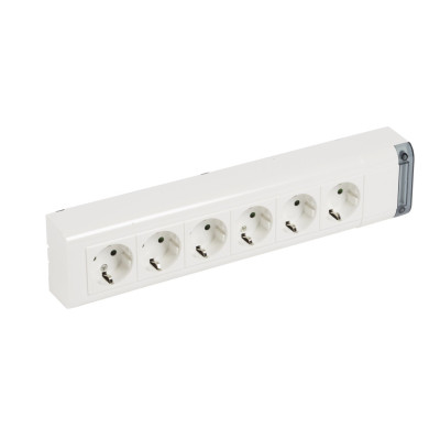 50627 - Многорозеточный блок - 6x2К+З - 250В, Legrand