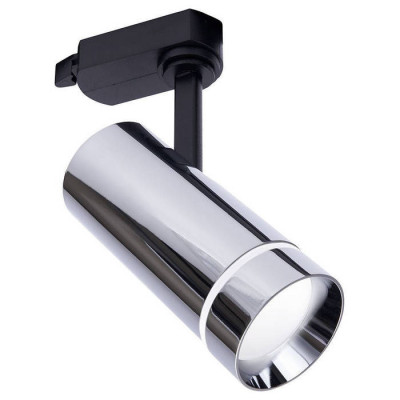 Светильник трековый светодиодный на шинопровод 12W, 1080 Lm, 4000К, хром, 80 градусов, AL106, Feron 41050