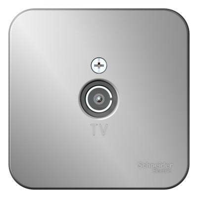 BLANCA О/У КОННЕКТОР ТВ ИЗОЛ.ПЛ.,АЛЮМИНИЙ