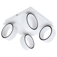 39587 Светод настен-потолоч свет-к ALBARIZA, 4x5W(LED), алюминий, сталь, белый, хром