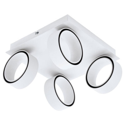 39587 Светод настен-потолоч свет-к ALBARIZA, 4x5W(LED), алюминий, сталь, белый, хром