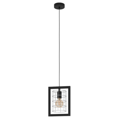 43662 Подвесной потолочный светильник (люстра) JUBILY, 1Х40W, E27, L220, B145, H1100, сталь/цинк, че