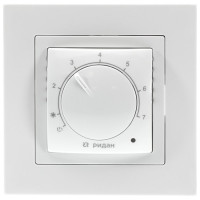 Терморегулятор Ридан Twist, с датчиком пола, белый, 16А , 21RT0101R