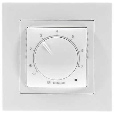 Терморегулятор Ридан Twist, с датчиком пола, белый, 16А , 21RT0101R