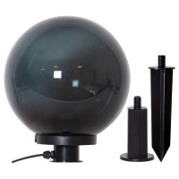 900202 Ландшафтный светильник MONTEROLLO SMOKE, E27, 1X40W, IP44, H340, ?300, пластик, черный/пласти