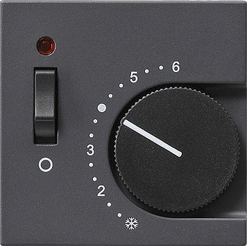 149228 Gira Накладка для термостатов с пов. ручкой и контр. лампой