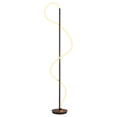 Arte Lamp KLIMT, Светильник напольный, цвет арматуры - черный, цвет плафона/декора - белый, 1x30W LED, A2850PN-35BK