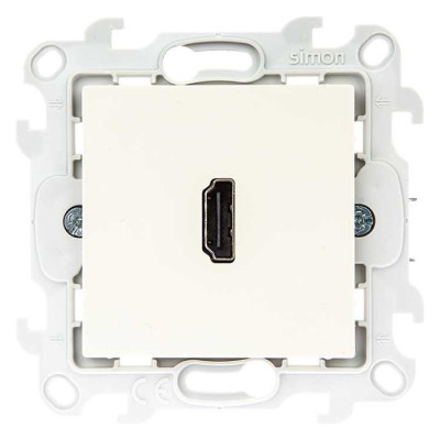 Simon Коннектор HDMI 1.4, сл кость, 2411094-031