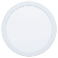 99151 Светодиод. встраив. светильник FUEVA 5, 16,5W (LED), ?216, ET26, 2000lm, 4000K, сталь, белый/п