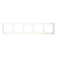 Рамка пластиковая VOLTUM S70 на 5 пост, (хлопок), VLS100513