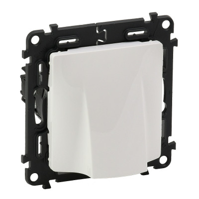 Legrand Valena LIFE.Вывод кабеля с лицевой панелью.Без клемм.Белый, 753434