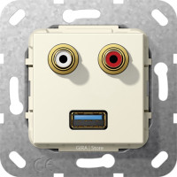 Разъем USB 3.0 A,тюльпан аудио