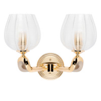 Lightstar 706622 (MBXJ69050/2) Бра DELTA 2х40W E14  ЗОЛОТО (в комплекте)