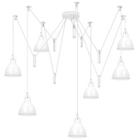 Lightstar 761076 (MD17003036-7A) Люстра ACROBATA 7х40W E14 БЕЛЫЙ (в комплекте)