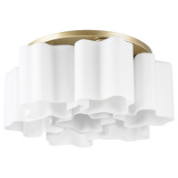 Lightstar 802073 (NUBI-X7A) Люстра NUBI 7х40W E27 ШАМПАНЬ/БЕЛЫЙ (в комплекте)