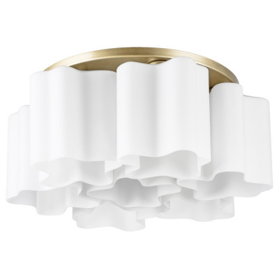 Lightstar 802073 (NUBI-X7A) Люстра NUBI 7х40W E27 ШАМПАНЬ/БЕЛЫЙ (в комплекте)