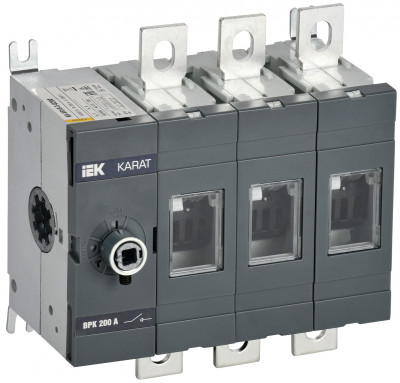 KARAT Выкл-разъед. ВРК без рукоятки 3P 200А IEK, KA-VR10-3-0200