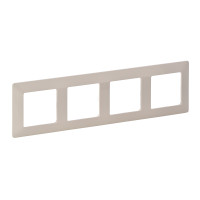Legrand Valena LIFE.Рамка "Слоновая кость".4-постовая универсальная, 754044 Legrand Valena LIFE.Рамка "Слоновая кость".4-постовая универсальная, 754044