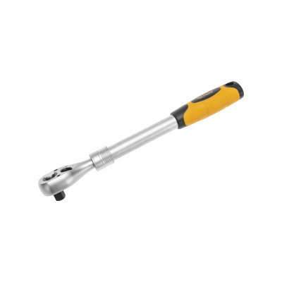 Ключ телескопический трещоточный 1/2, 307-434мм, CrV, двухкомпонентная рукоятка KRANZ, KR-12-8411