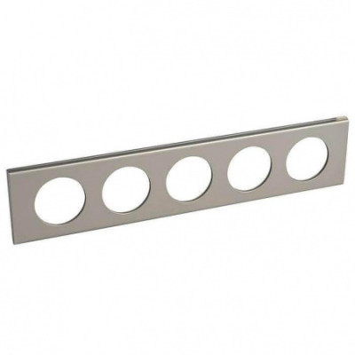 Legrand Рамка - Программа Celiane - 5 постов - никель велюр, 069120