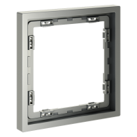 Рамка пластиковая VOLTUM S70 на 1 пост, (сталь), VLS100105