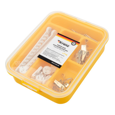 Набор картинного крепежа (116 шт/уп) KRANZ, KR-01-3101-04