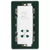 Vimar Вертикальная розетка для бритвы 230В, белая, 14291 Vimar Вертикальная розетка для бритвы 230В, белая, 14291