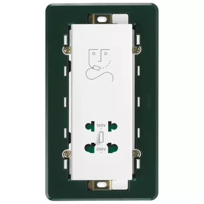 Vimar Вертикальная розетка для бритвы 230В, белая, 14291