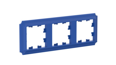 ATN101103 - ATLASDESIGN ANTIQUE 3-постовая РАМКА, универсальная, АКВАМАРИН, Systeme Electric