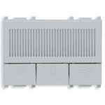 Vimar Панель переговорная домофона для витой пары, серебро, 14557.SL