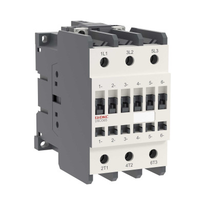ДКС Магнитный контактор YON DSC065 65A 30кВт AC3 3P кат.24В AC, DSC065-3C00A024