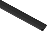 Donel,Угловой алюминиевый профиль,  16х16х2000. Цвет: Черный матовый, RAL9005,Серия:DN8ALE, DN18503RAL9005