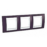ХАМЕЛЕОН РАМКА 3-постовая, горизонтальная, БЕЛЫЙ/ ГРАНАТ