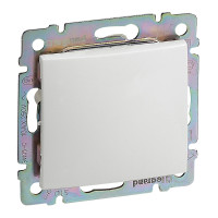 Legrand Переключатель одноклавишный - Legrand Valena - 10А 250В схема 6 безвинтовые зажимы - белый, 694262