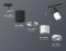 Трековый акцентный светильник однофазный MR16 GU5.3, AMBRELLA LIGHT, XT7401110