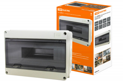 Бокс ЩРН-П-15 модулей навесной пластик IP65 TDM Electric, SQ0908-0004