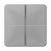 4-клавишная накладка для пульта КNX, серая, для серии СD, CD404TSAGR