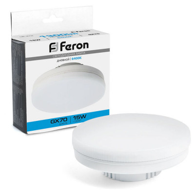 Лампа cветодиодная, (15W) 230V GX70 6400K, LB-472, Feron 48305