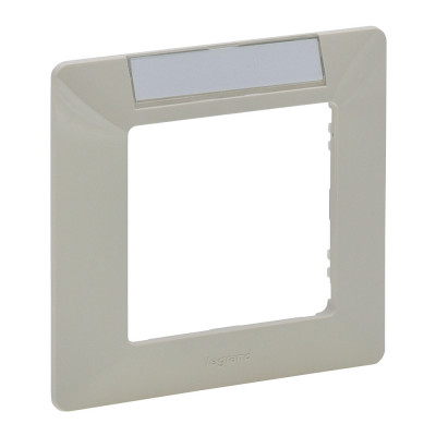 Legrand Valena LIFE.Рамка "Слоновая кость".С держателем для маркировки.1-постовая, 754051