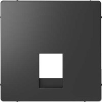 D-Life Накладка для розетки 2-ной RJ11/RJ12, антрацит D-Life Накладка для розетки 2-ной RJ11/RJ12, антрацит