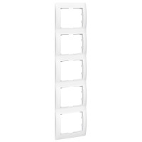 Legrand Рамка - Galea Life - 5 постов - вертикальный монтаж - White, 771009