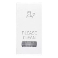 Vimar Кнопка 1M + диффузор с символом PLS, белый, 20026.PLS.B