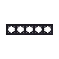 Рамка 5-постовая, черный Kollinger Aspekt AT5BK