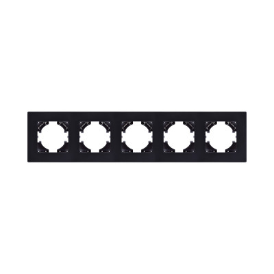 Рамка 5-постовая, черный Kollinger Aspekt AT5BK