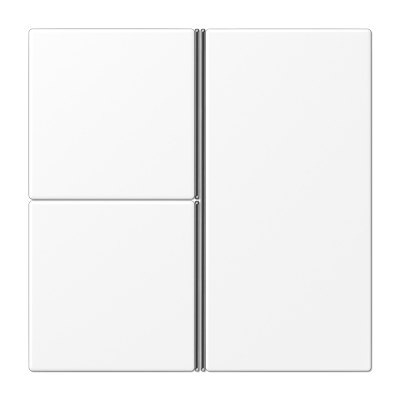 Набор накладок 3 группы для модулей F40; термопласт; белый матовый, LS403TSAWWM