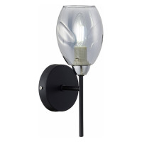 Evoluce SLE155511-01 Светильник настенный Черный, Хром/Дымчатый E14 1*40W