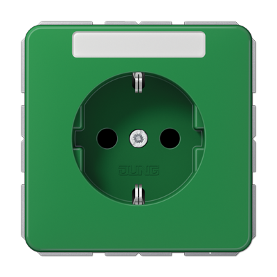 Штепсельная розетка SCHUKO 16A 250V~ с полем для надписи, CD1520BFNAGN