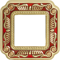 FD01361ROEN Fede Firenze Smalto Italiano Рамка 1-ная, Ruby Red