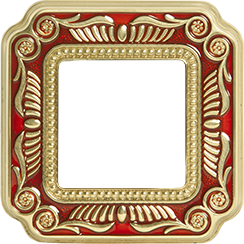 FD01361ROEN Fede Firenze Smalto Italiano Рамка 1-ная, Ruby Red